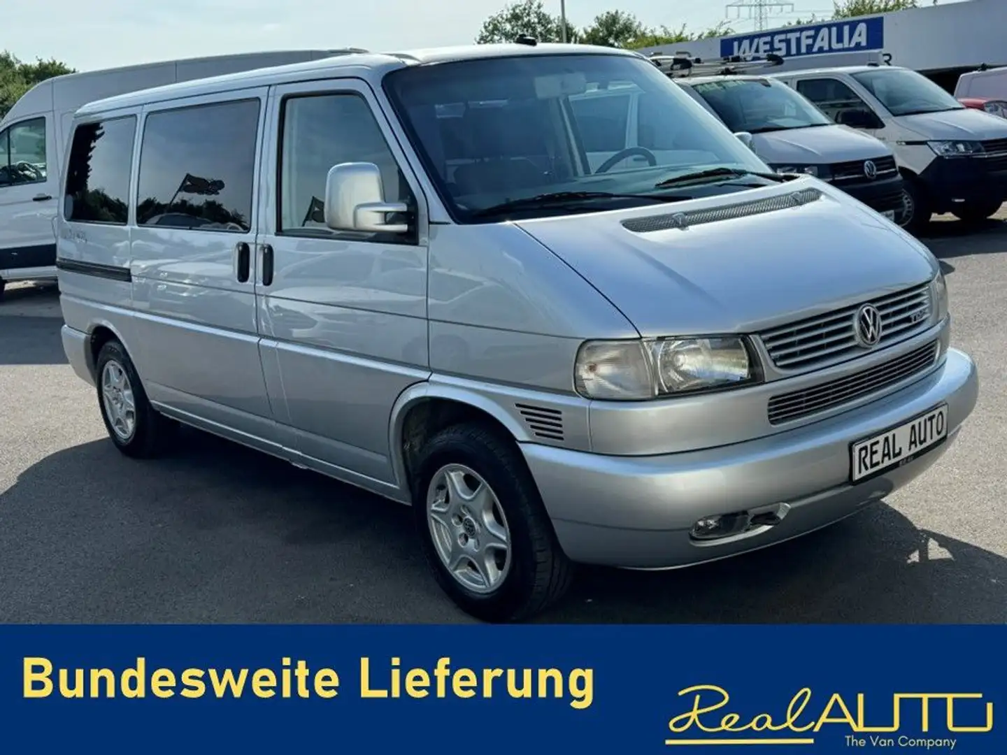 Volkswagen T4 Multivan 2.5 Diesel Atlantis AHK*Tempomat*Sta Silber - 1