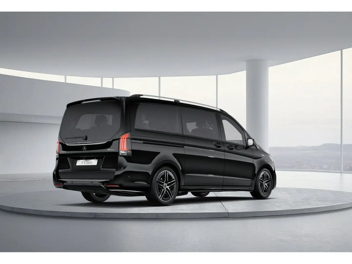 Mercedes-Benz V 300 d 4M AVANTGARDE Lang AMG Line Standhz+360° Noir - 2
