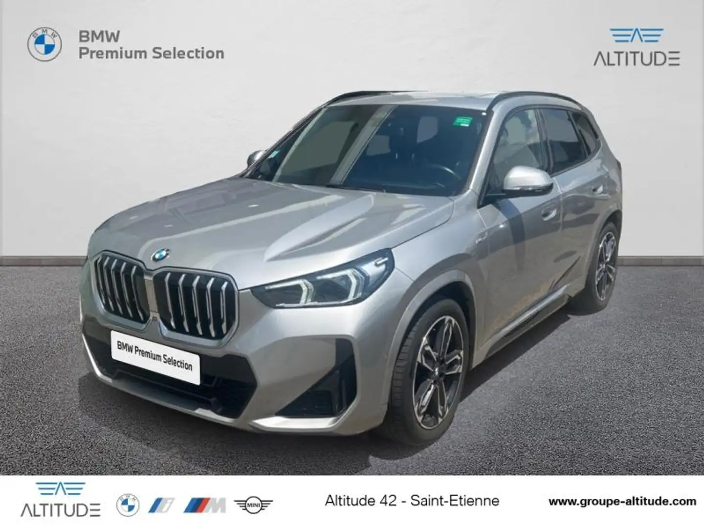 BMW X1 sDrive18d 150ch M Sport Argent - 1