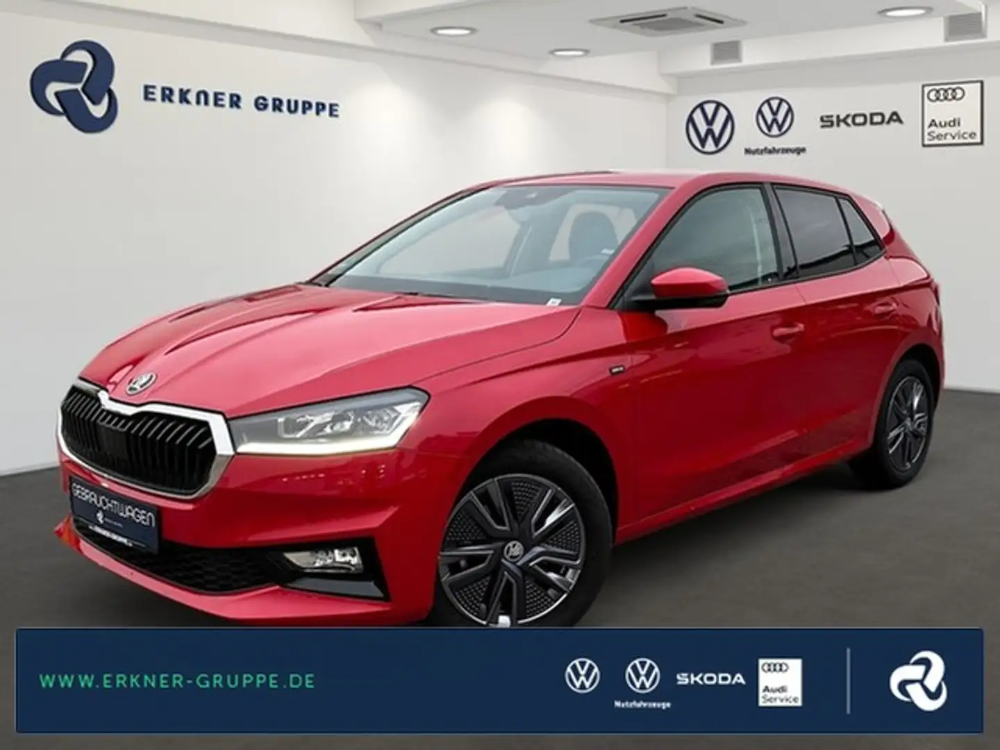 Skoda Fabia 1.0TSI DSG Drive LED+ACC+BEHZB-FRTSCHB+++ Rot - 1
