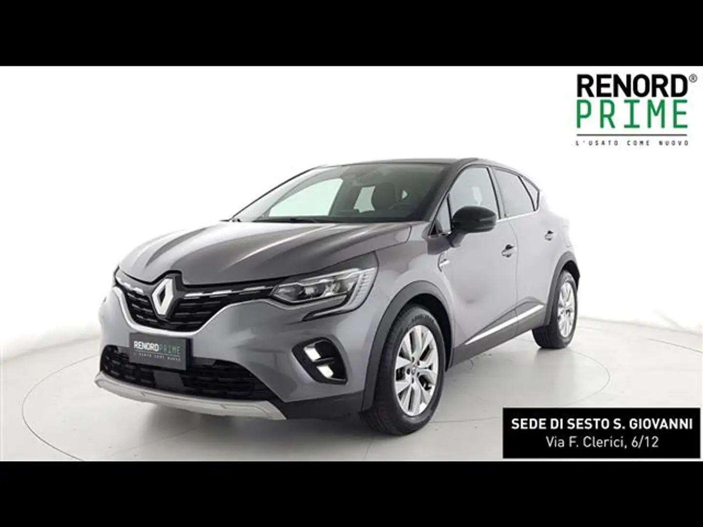 Renault Captur 1.6 E-Tech phev Intens 160cv auto - PREZZO PROMO Grigio - 1