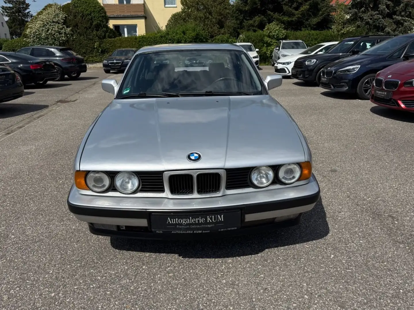 BMW 520 i E34 Lim.  2er Hand/ Servo / Klima / Zilver - 2