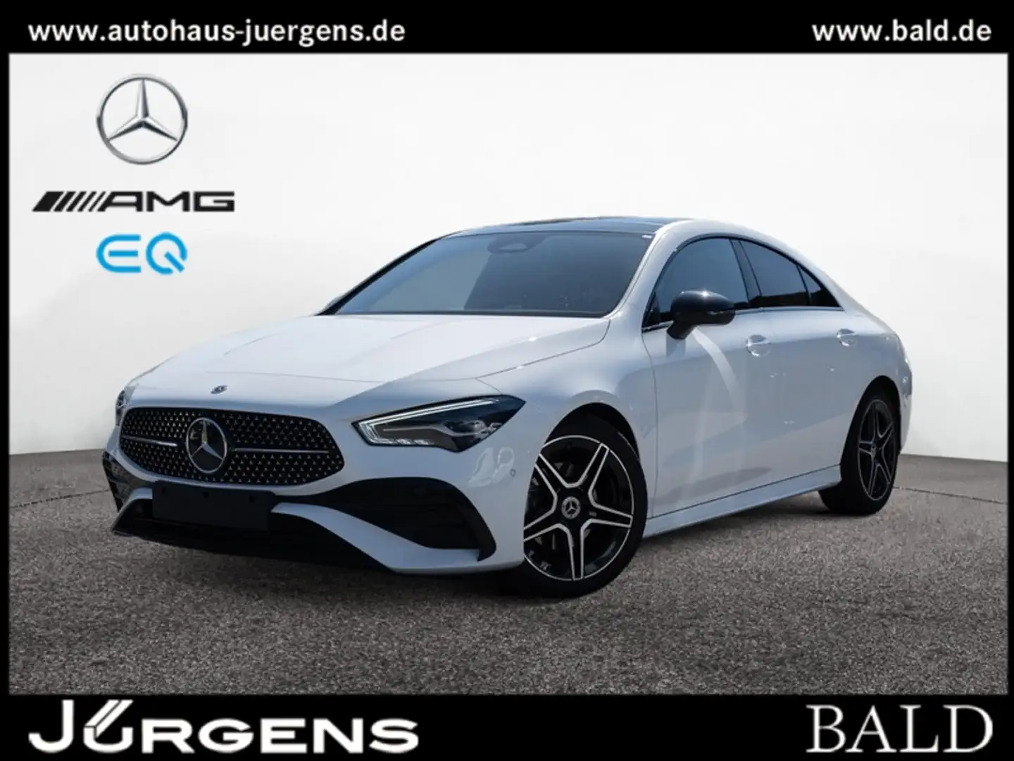 Mercedes-Benz CLA 180 d Coupé AMG-Sport/LED/Cam/Pano/Night/18" Weiß - 2