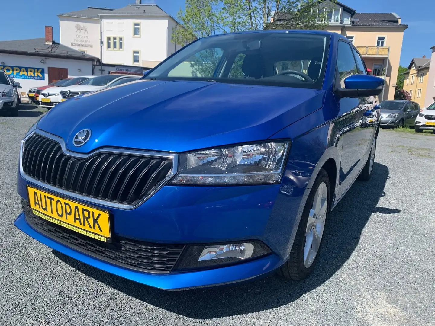 Skoda Fabia 1.0 * Klima, Sitzhzg., DAB, PDC hi, Nr. 3 Blauw - 1