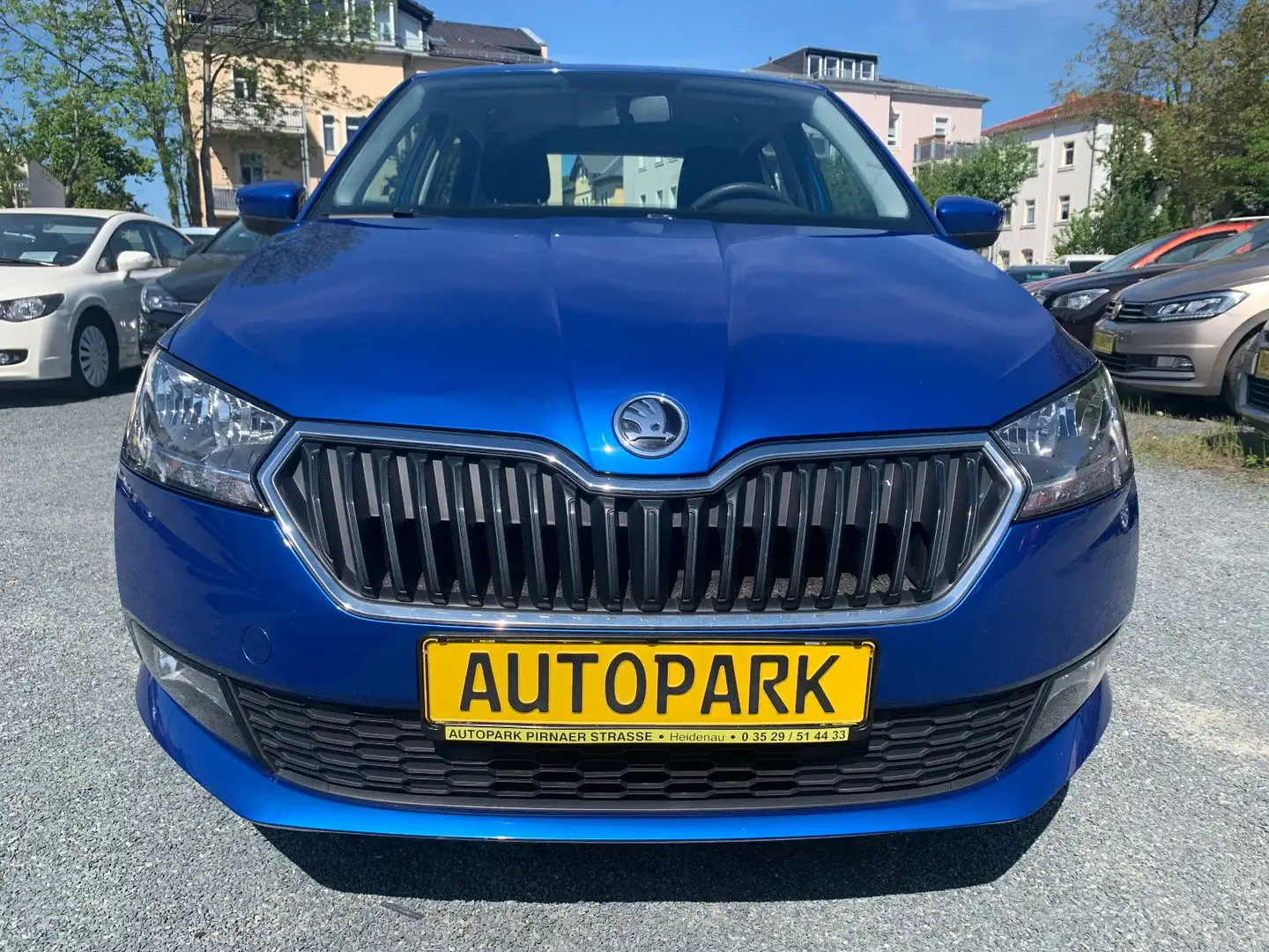 Skoda Fabia 1.0 * Klima, Sitzhzg., DAB, PDC hi, Nr. 3 Blauw - 2