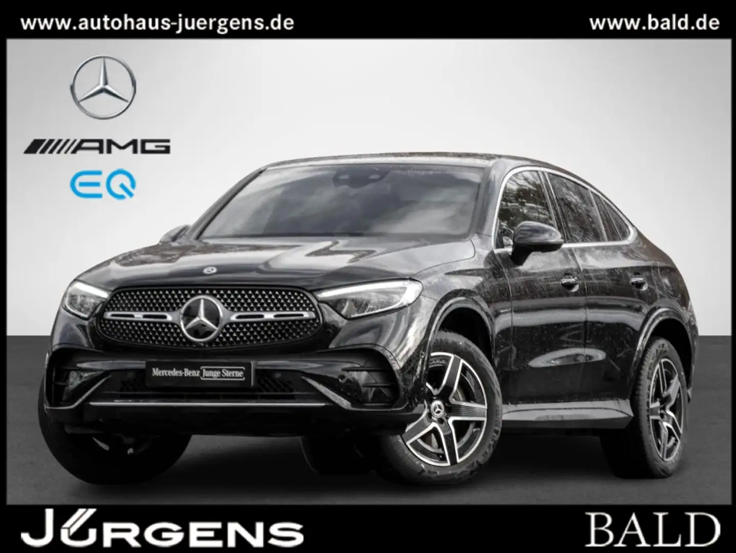 Mercedes-Benz GLC 300 e 4M Coupé AMG-Sport/Pano/AHK/Distr/19" Schwarz - 1