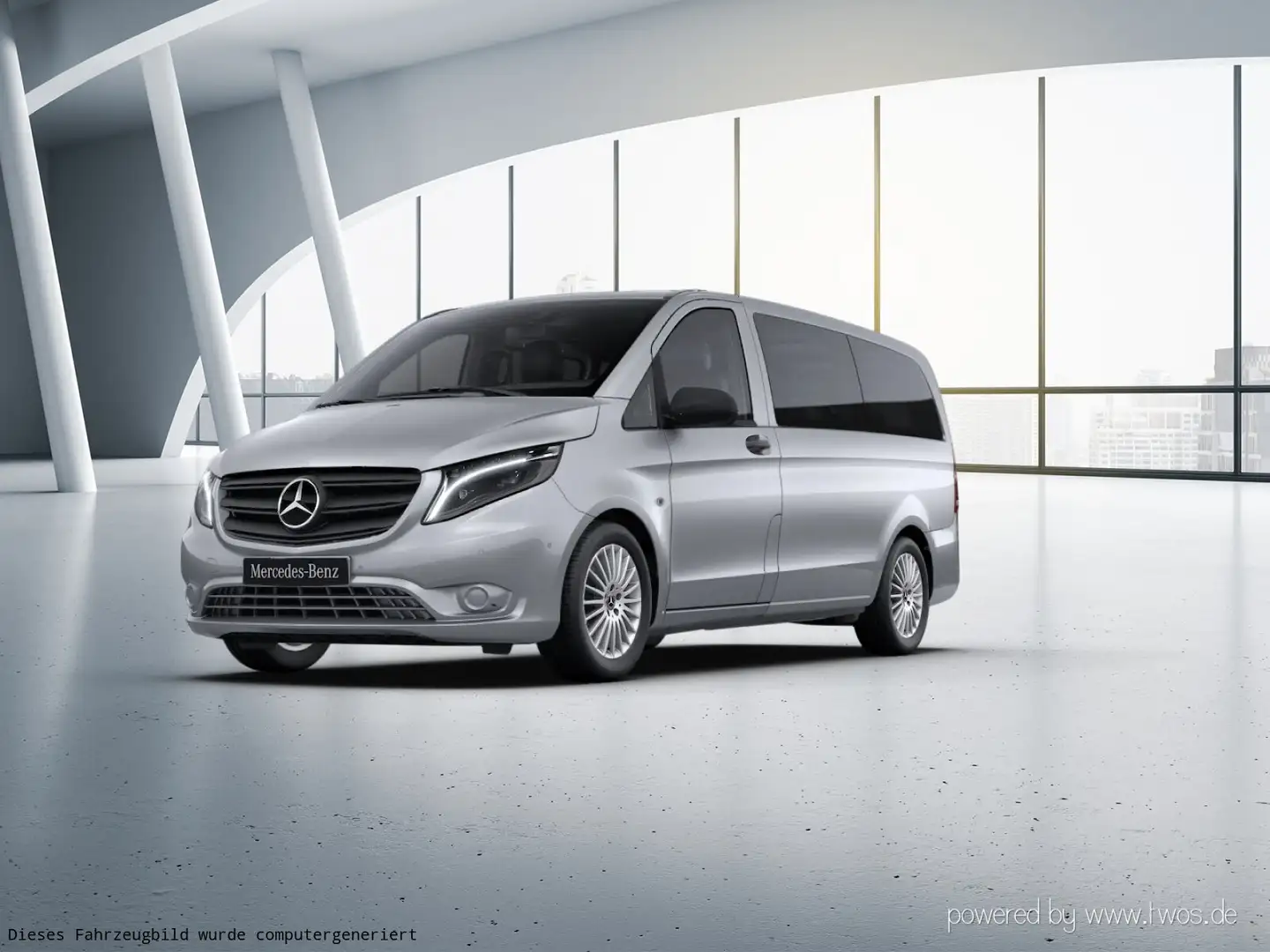 Mercedes-Benz Vito Vito 119 Ed.Tourer P/L DISTR. Navi Kli. KAM LED Silber - 2