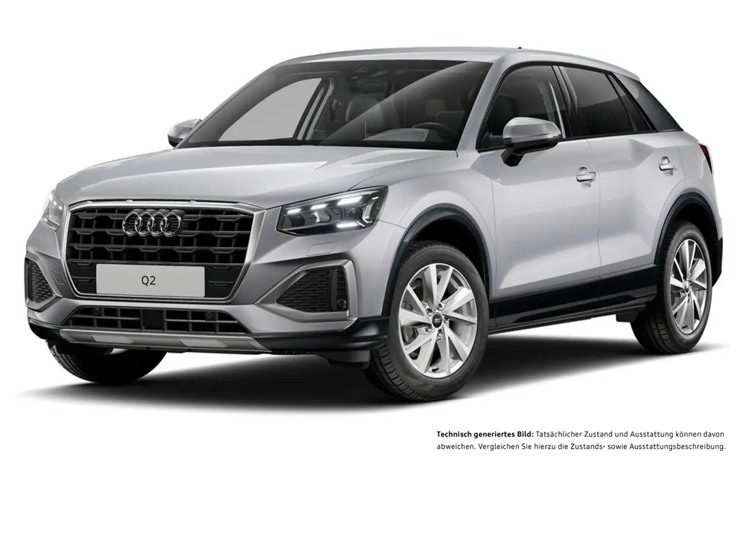 Audi Q2 35 advanced AHK LM17 E-KLAPPE MATRIXLED NAVI+ Silber - 2