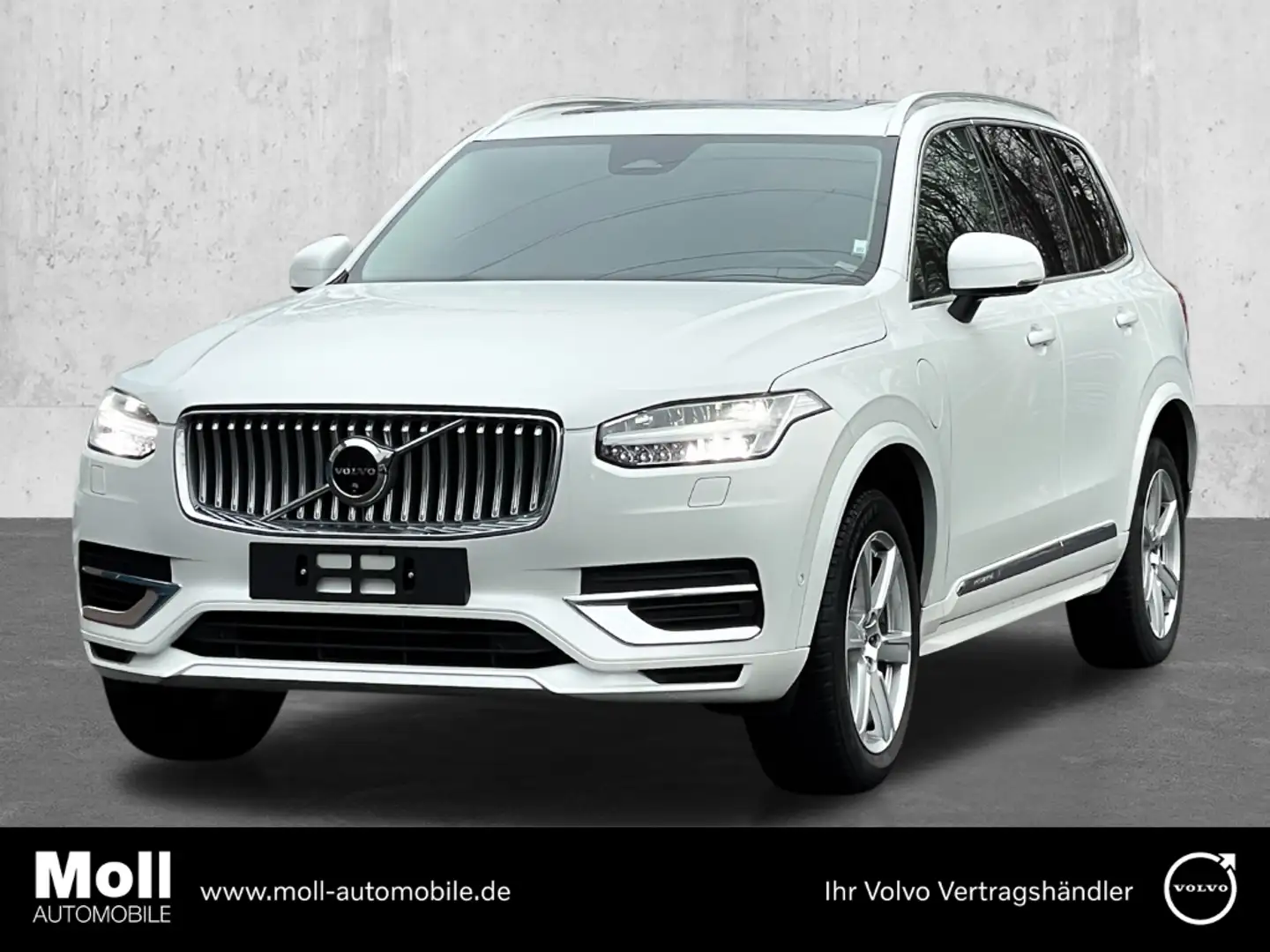 Volvo XC90 Plus Bright Recharge Plug-In Hybrid AWD T8 Twin En Weiß - 1