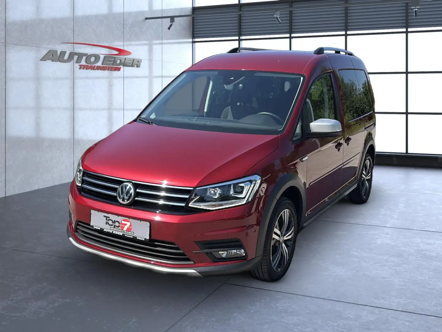 Volkswagen Caddy Beach Camping Bett Zelt Bluetooth Navi Klima Rot - 2