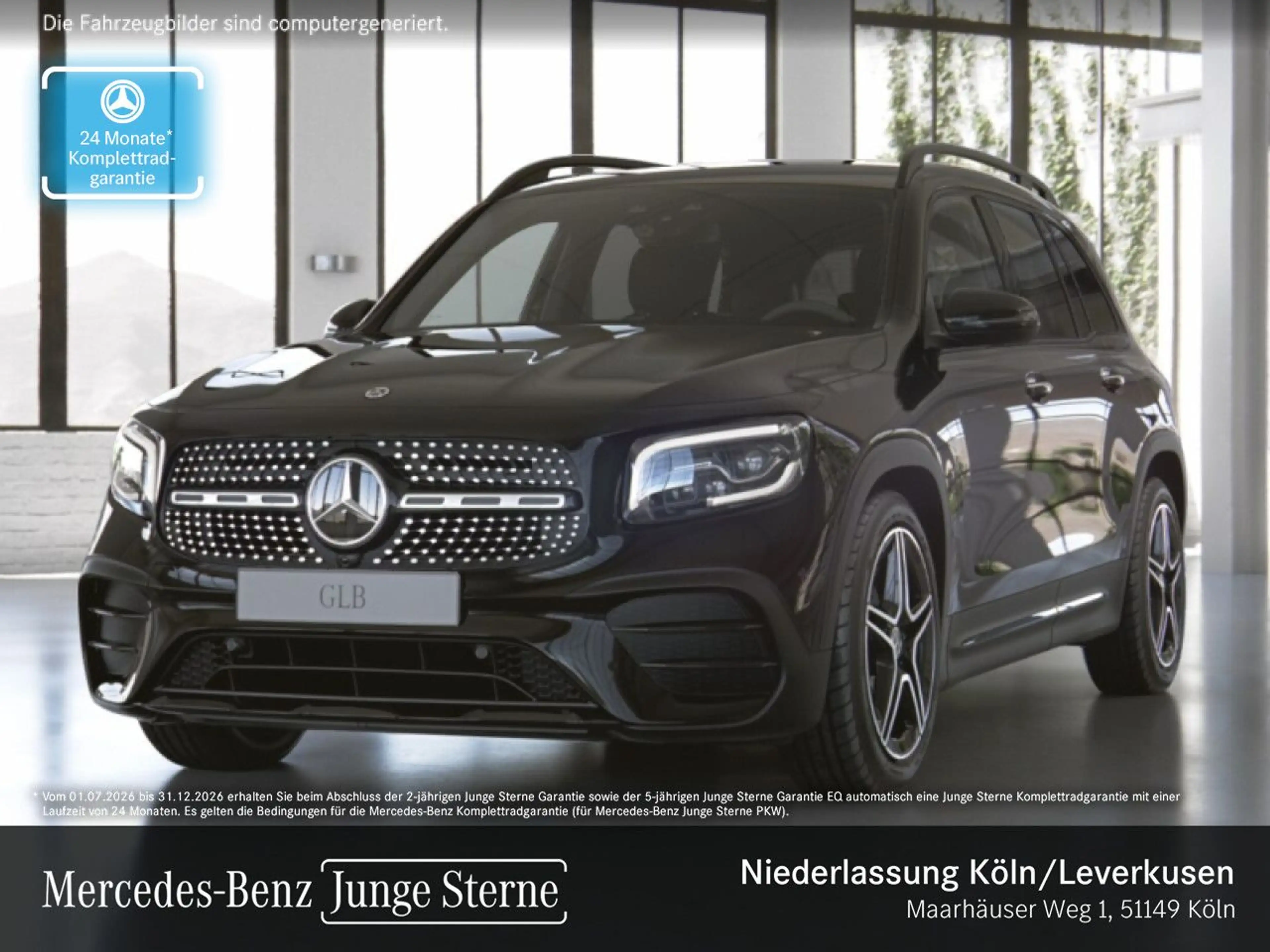 Mercedes-Benz GLB 220 d 4M AMG+NIGHT+MULTIBEAM+STHZG+KAMERA+19"