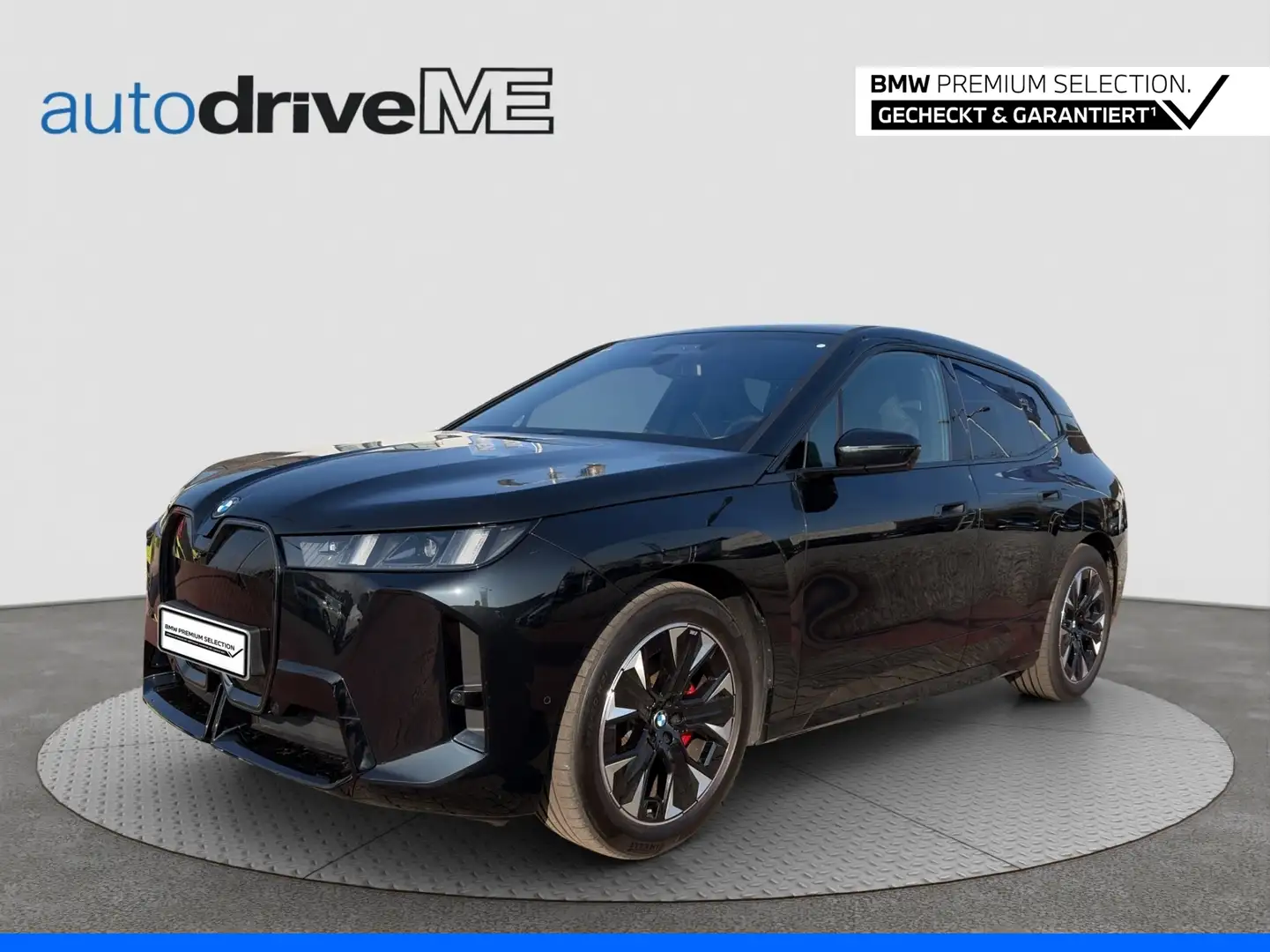 BMW iX xDrive 45 M-Sport Schwarz - 1