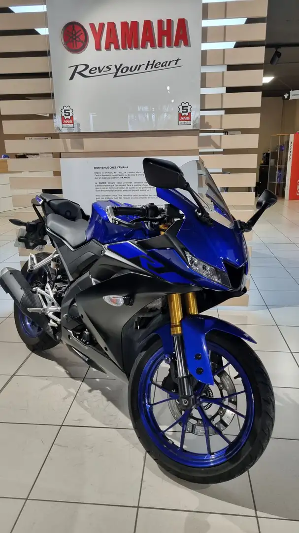 Yamaha YZF-R125 Bleu - 2