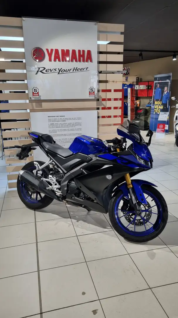 Yamaha YZF-R125 Bleu - 1