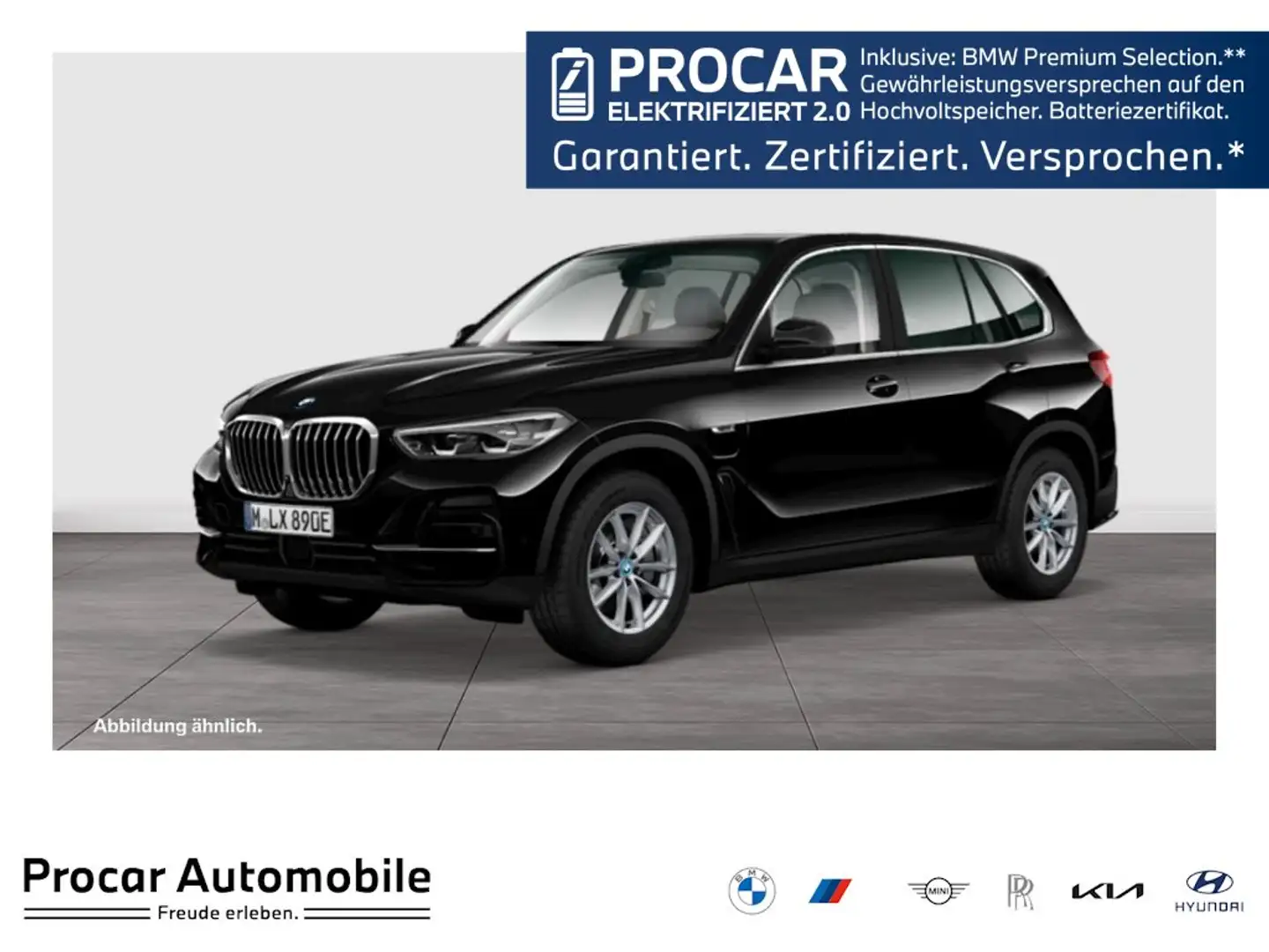 BMW X5 xDrive45e HUD ACC NAVI LED PDC V+H DAB Klima Schwarz - 1
