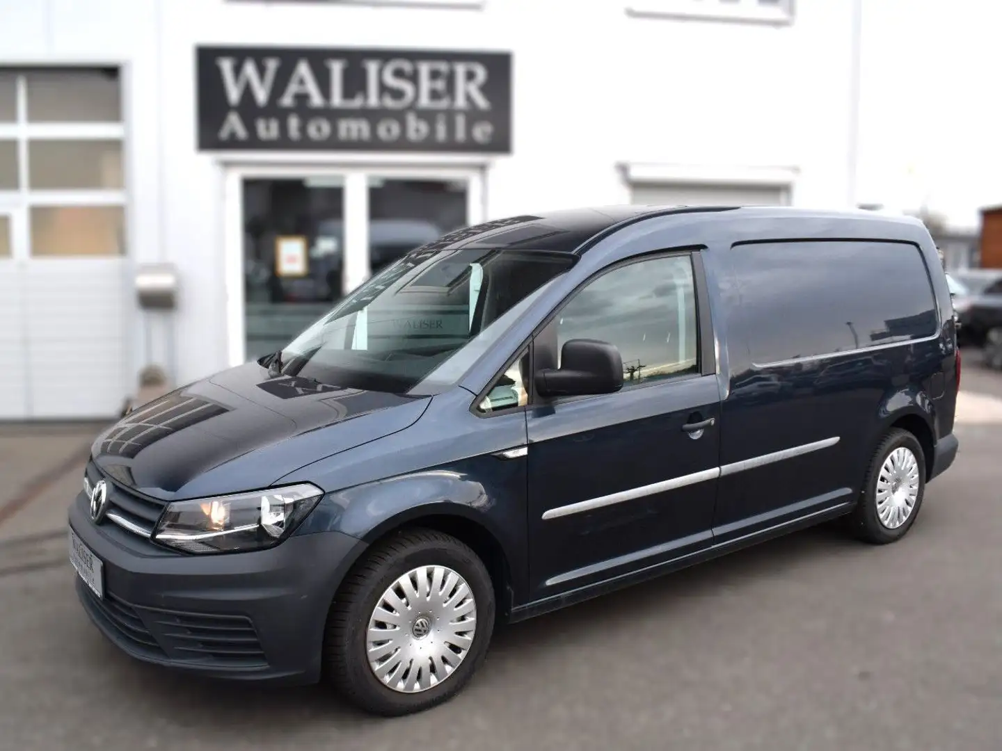 Volkswagen Caddy Nfz Maxi Kasten BMT *Klima*1.Hand*AHK* Blau - 1