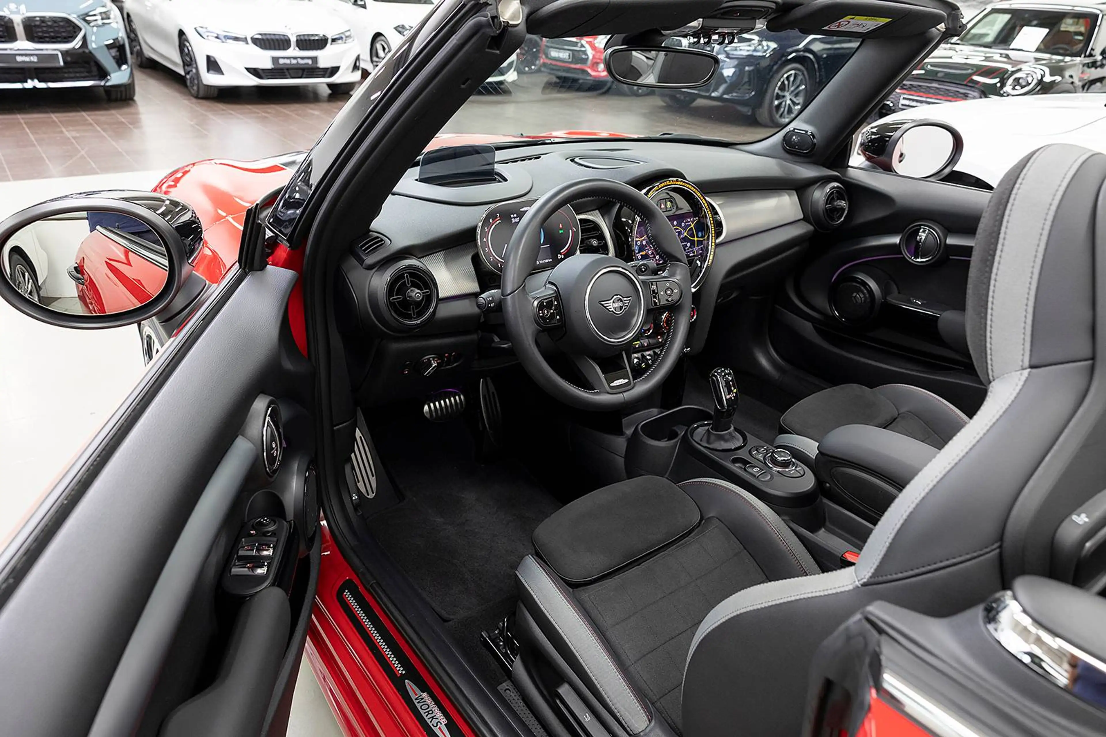 MINI John Cooper Works Cabrio JCW CAB TRIM SAG LED NAV+ HUD ACC ASFW KAM DAB H&K 18" — photo 11