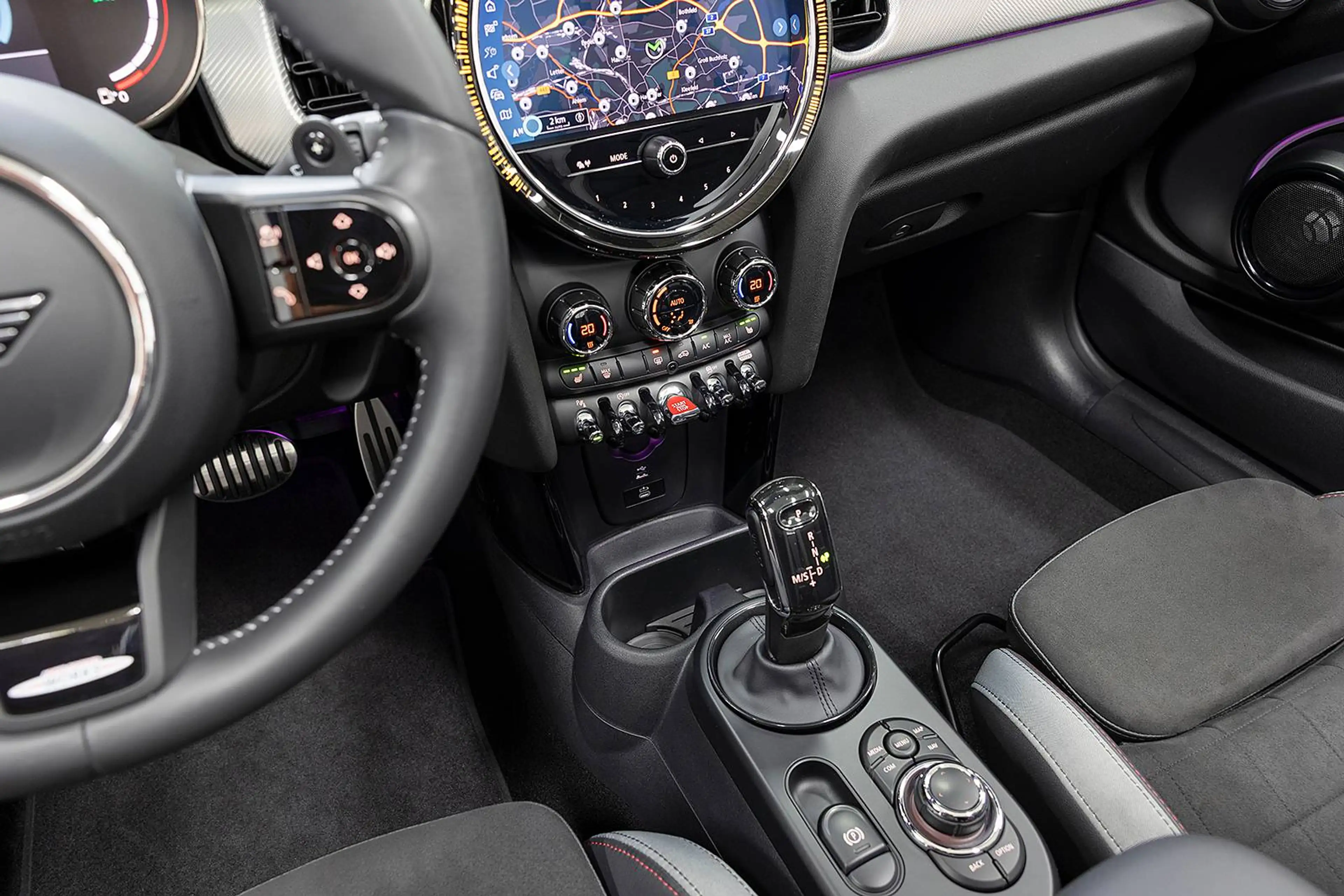 MINI John Cooper Works Cabrio JCW CAB TRIM SAG LED NAV+ HUD ACC ASFW KAM DAB H&K 18" — photo 13