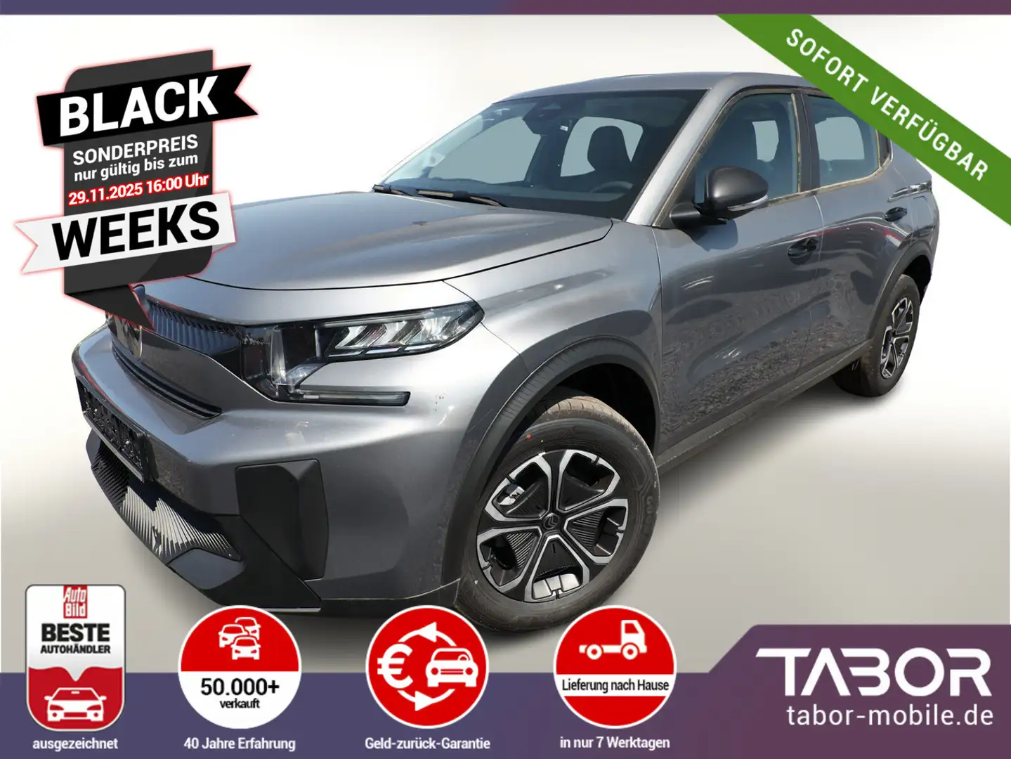 Citroen C3 Aircross Turbo 100 YOU Temp LED PDC LaneA Iso Grau - 1