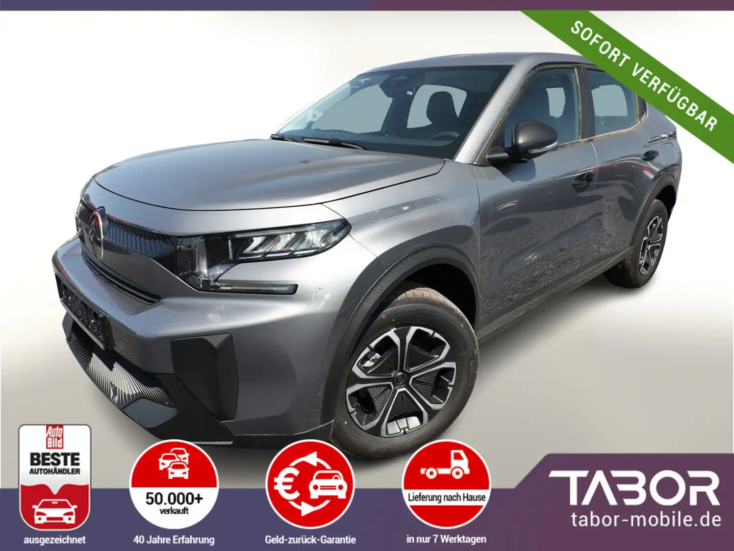 Citroen C3 Aircross Turbo 100 YOU Temp LED PDC LaneA Iso Grigio - 1