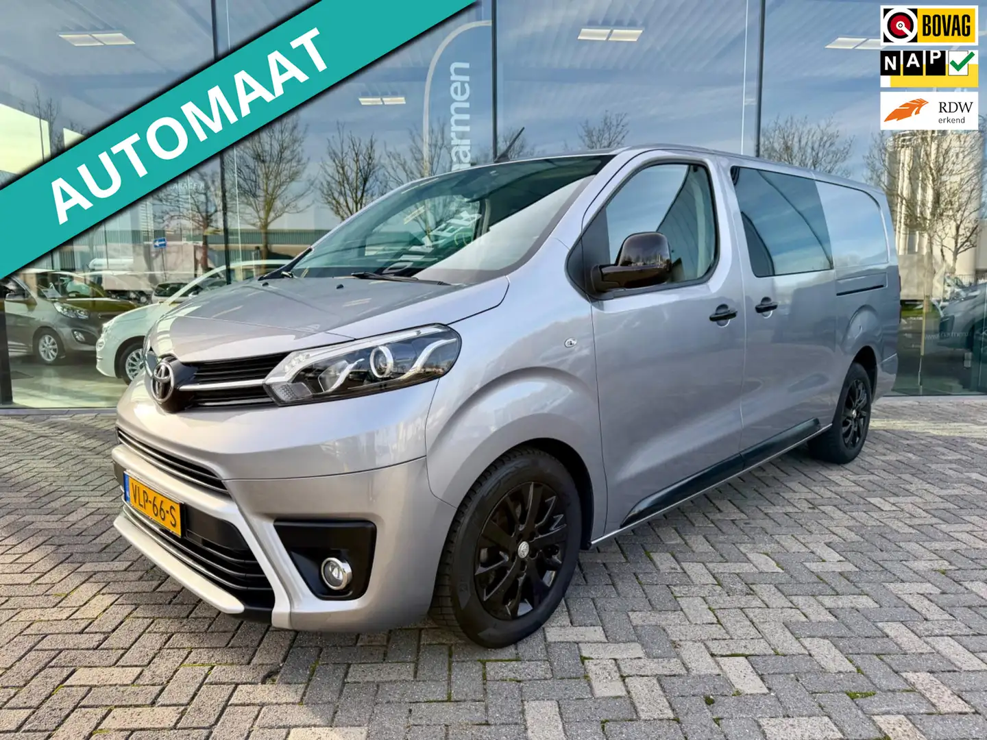 Toyota Proace Worker 2.0 D-4D automaat NAP, DC Dubbel Cabine, 2x Grau - 1