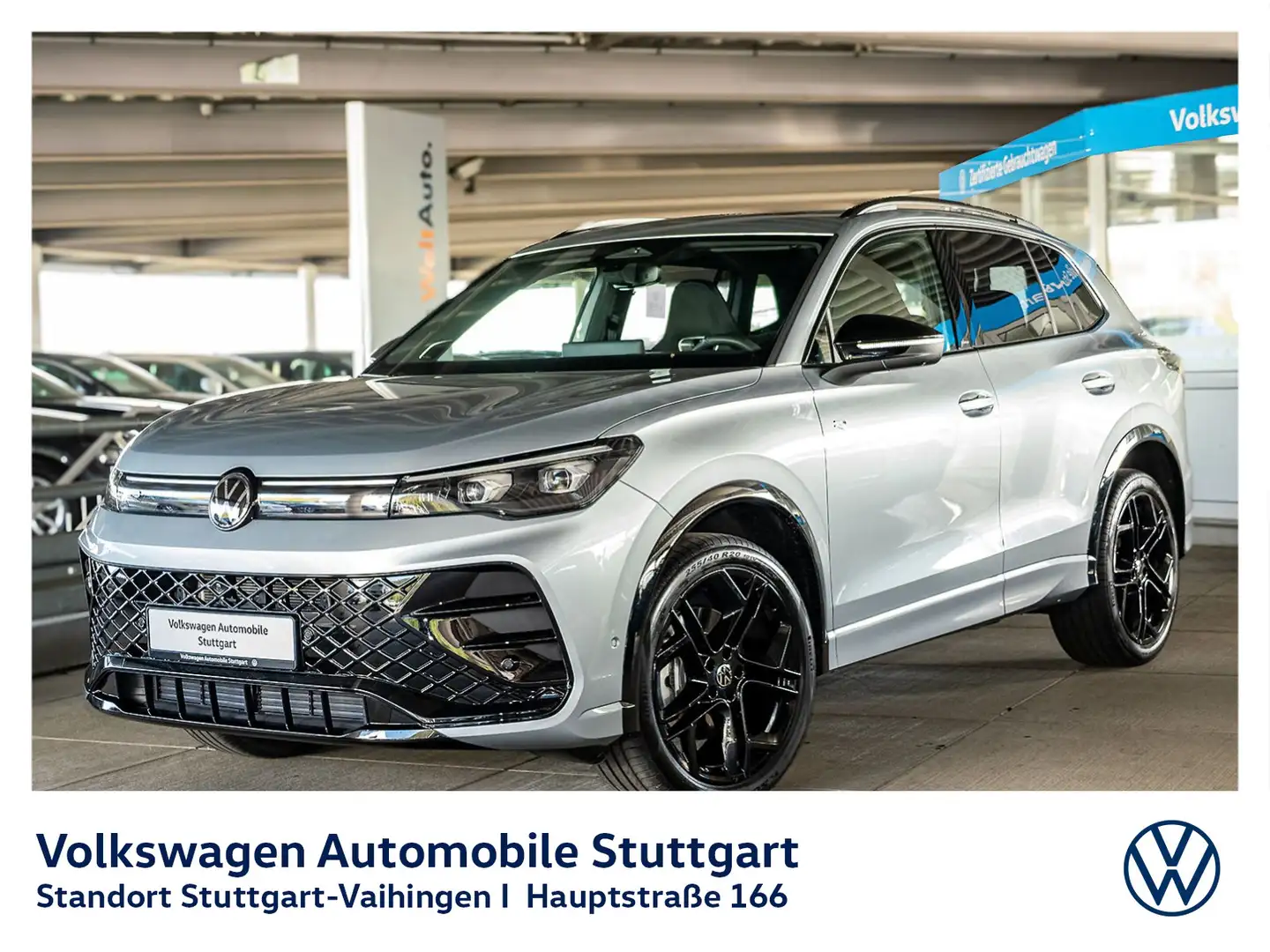 Volkswagen Tiguan R-Line 2.0 TDI DSG Navi Kamera Pano ACC Plateado - 1