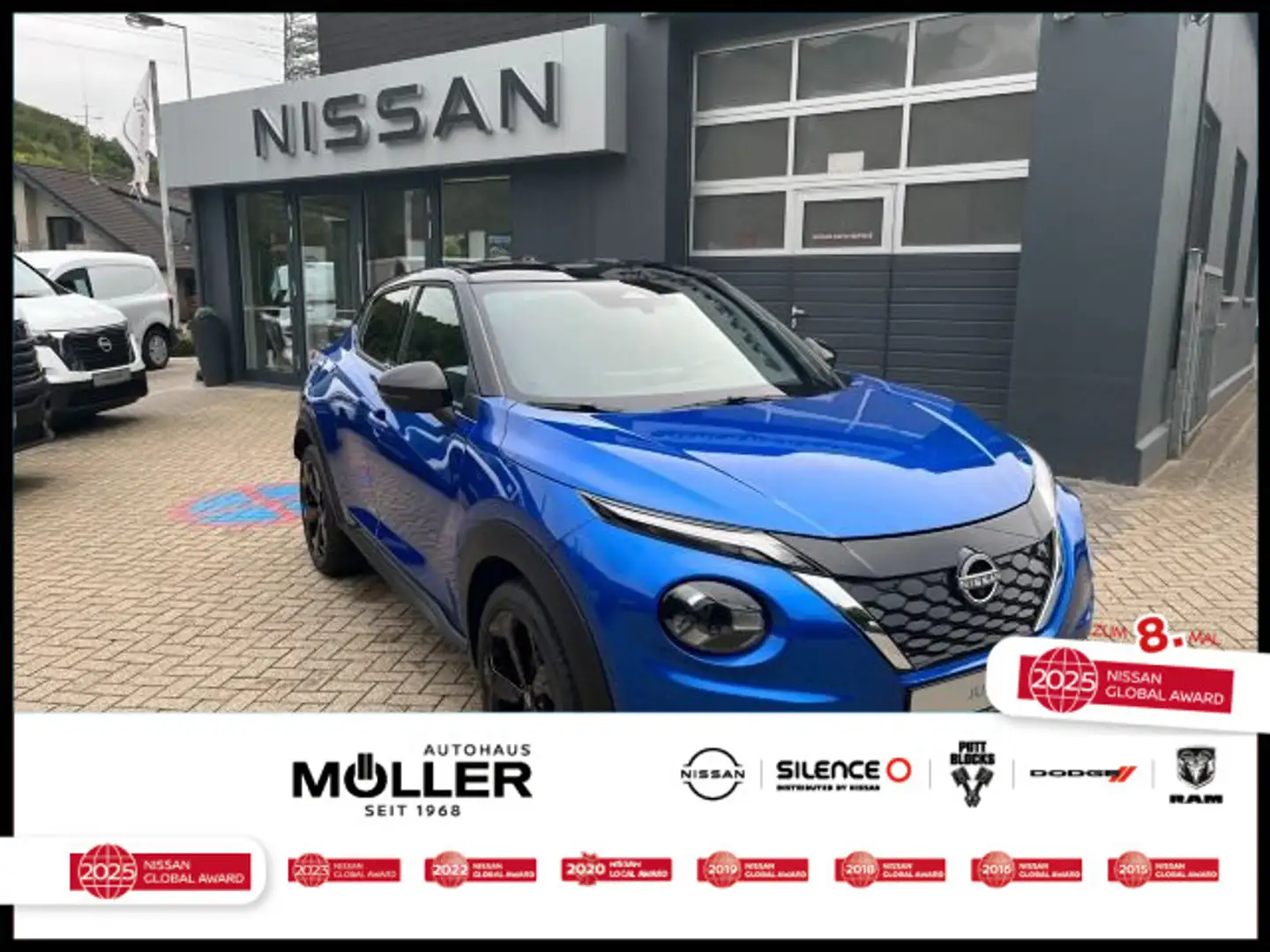 Nissan Juke 1.6 143PS Hybrid Tekna Bose BFS Blau - 1