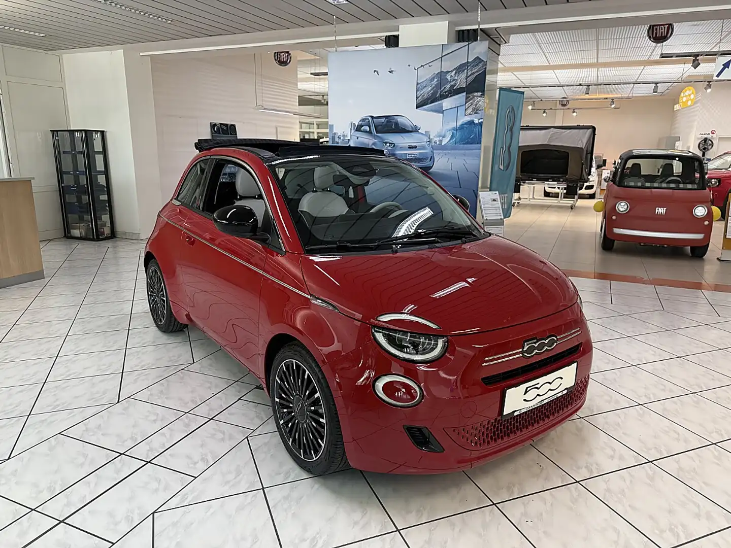 Fiat 500C Cabrio Hybrid La Prima Rot - 2
