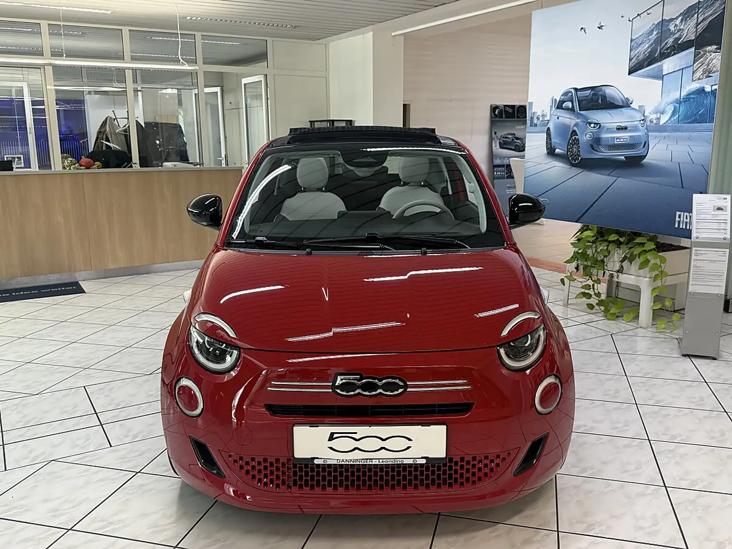 Fiat 500C Cabrio Hybrid La Prima Rot - 1