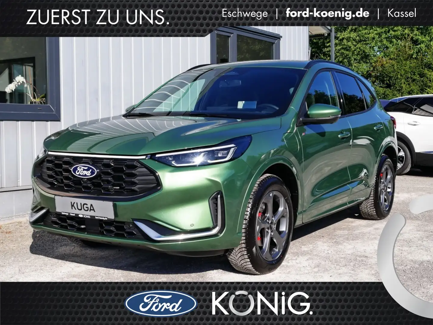 Ford Kuga ST-Line X Plug-in-Hybrid Matrix-LED+Head-Up Klima Grün - 1