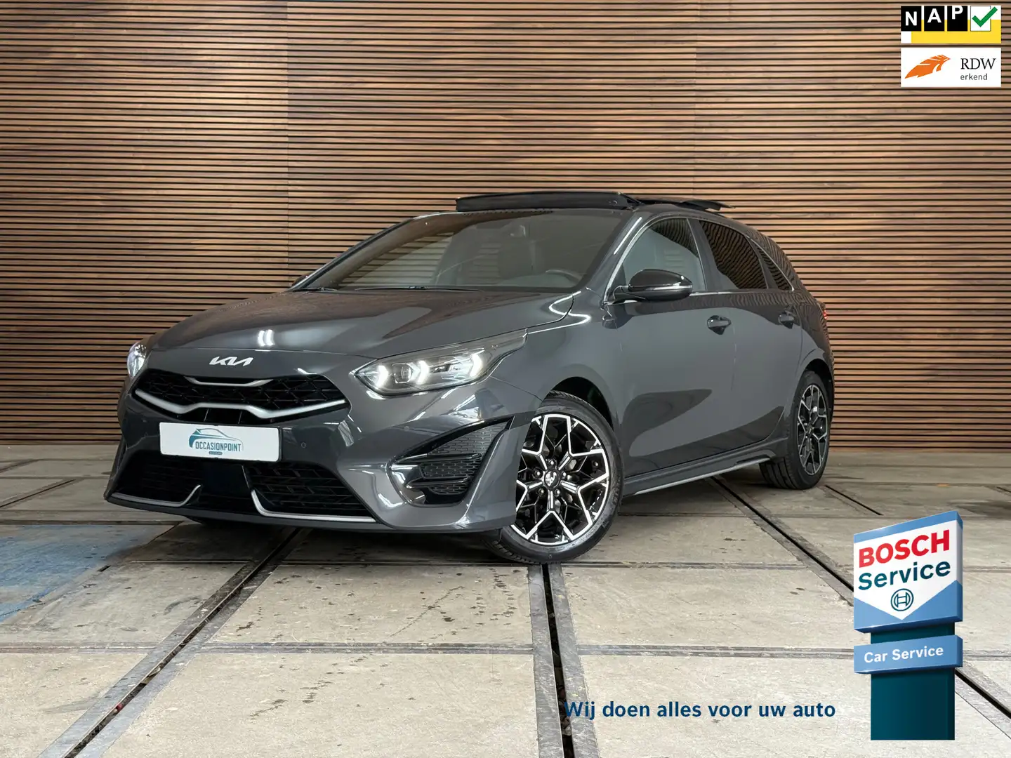 Kia Ceed / cee'd 1.0 T-GDi GT-PlusLine Pano | Elektr stoelen verwar Gris - 1