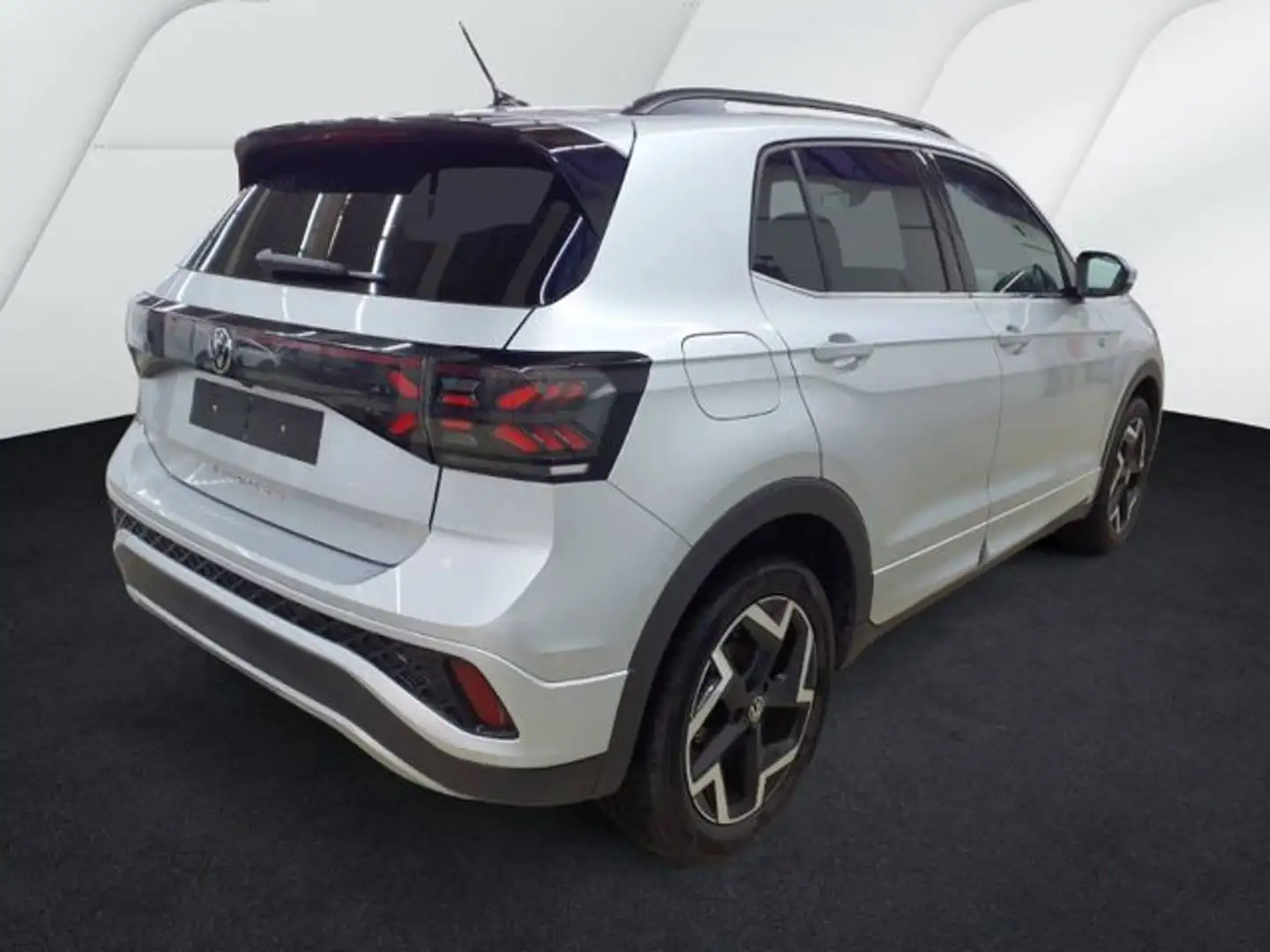 Volkswagen T-Cross 1.5 TSI DSG R-LINE AHK KAMERA NAVI IQ.LI Silber - 2