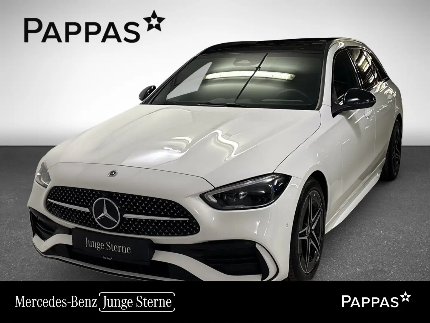 Mercedes-Benz C 200 d T-Modell LED PTS Navi Pano Cam AHK SHZ Weiß - 1