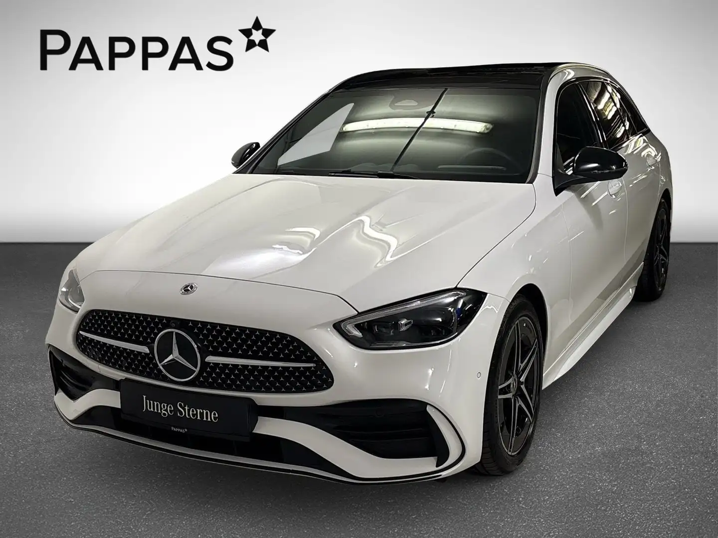 Mercedes-Benz C 200 d T-Modell LED PTS Navi Pano Cam AHK SHZ Weiß - 2