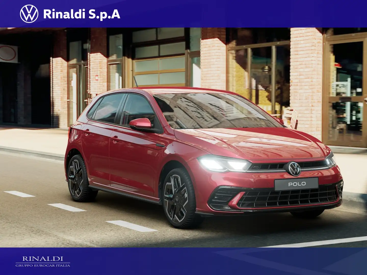 Volkswagen Polo Plus 1.0 tsi r-line plus 95cv Rosso - 2