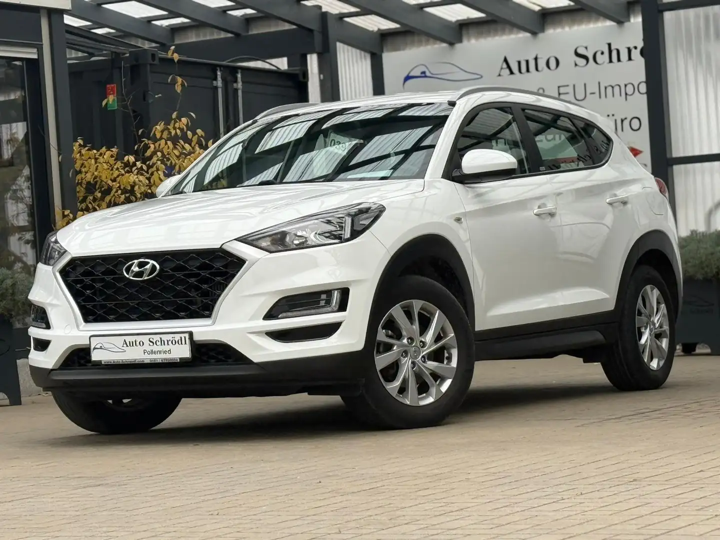 Hyundai TUCSON 1.6 T-GDI, Navi, Kamera, Sitzheiz, PDC, Tempomat Weiß - 1