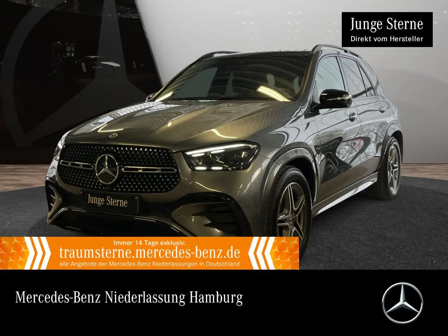 Mercedes-Benz GLE 400 e 4M AMG+NIGHT+PANO+360+AHK+MULTIBEAM+20" Grau - 1