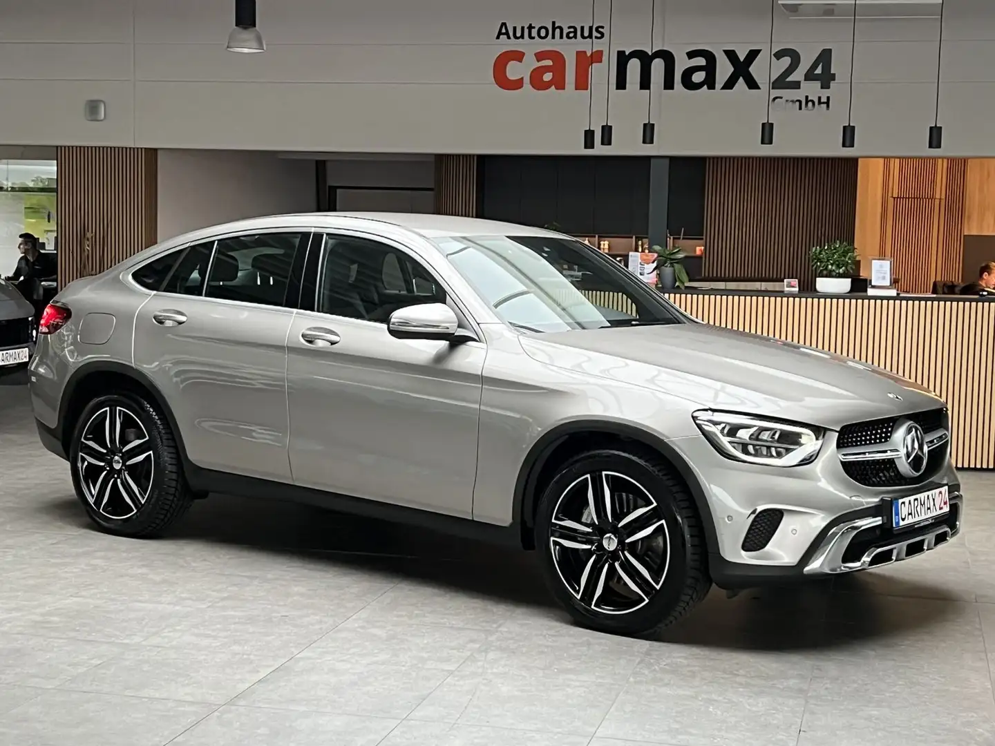 Mercedes-Benz GLC 400 GLC GLC 400d 4Matic Coupe 1-Hand unfallfrei AHK Grijs - 1