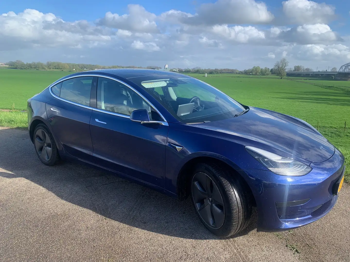 Tesla Model 3 Stnd.RWD Plus 60 kWh full self driving Blue - 1