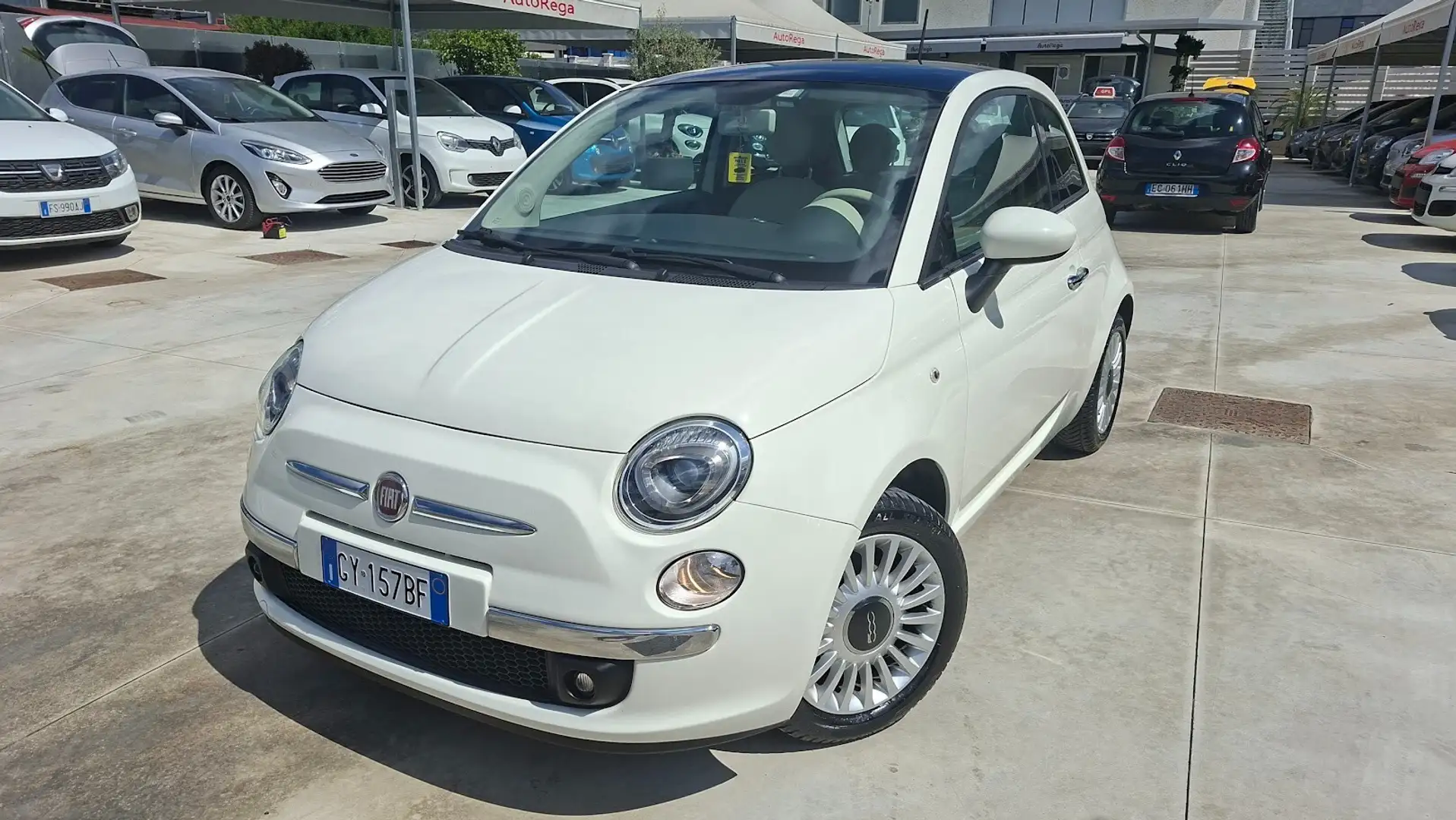 Fiat 500 1.2 Lounge Bianco - 1