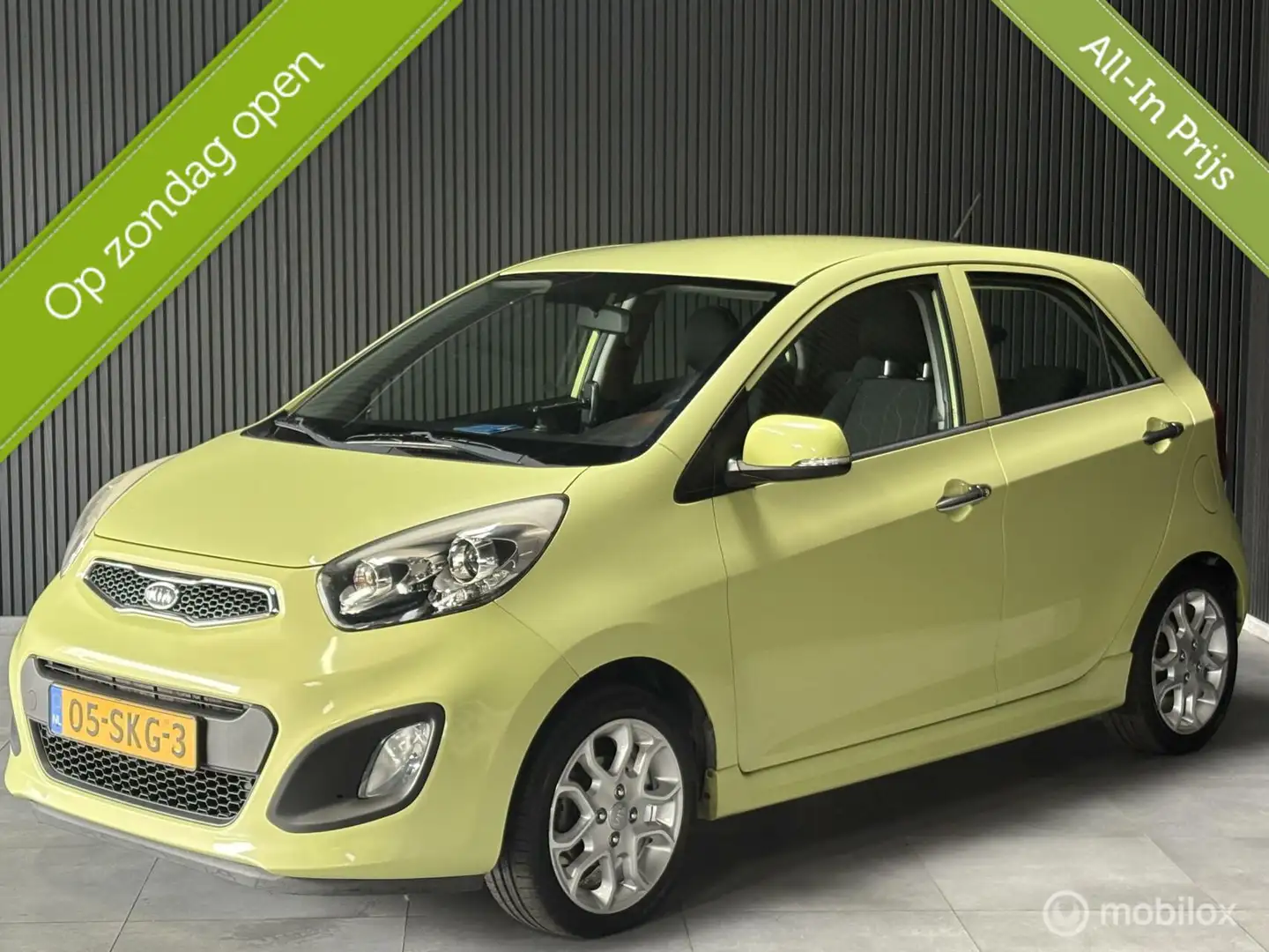 Kia Picanto 1.2 CVVT Comfort Pack AIRCO|ELEKTR.RMN|1e EIG| Groen - 1