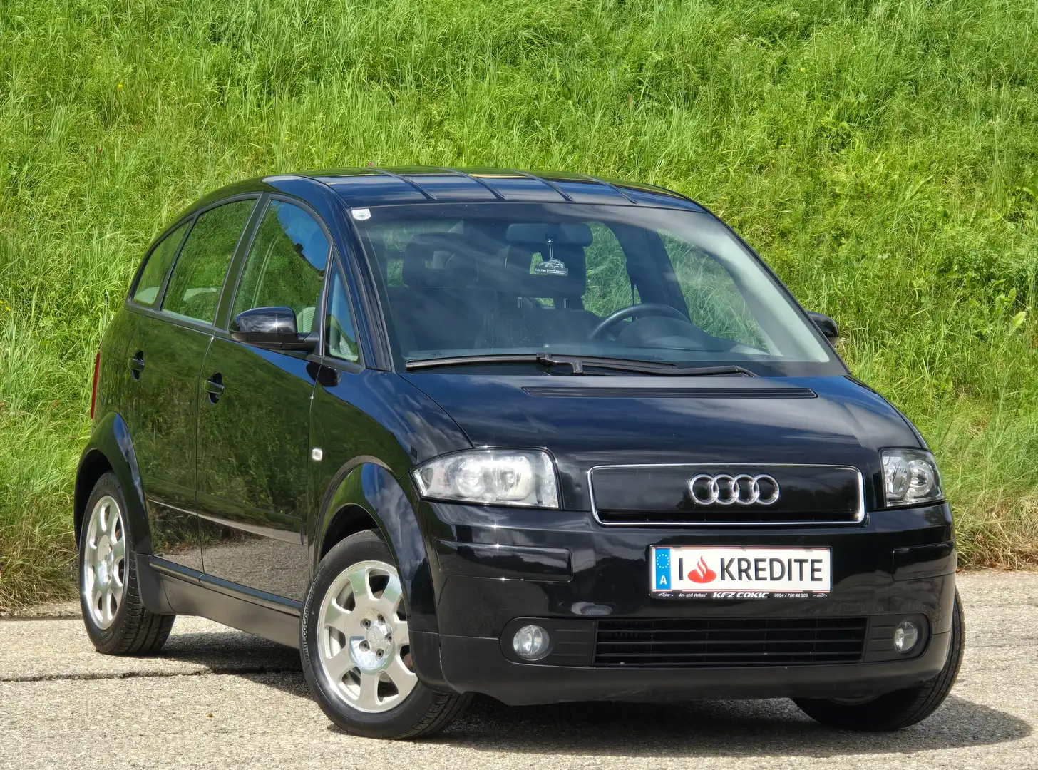 Audi A2 1.4 TDI Top* Kredit* 70.185KM* Klima*Neues Pickerl Negru - 2