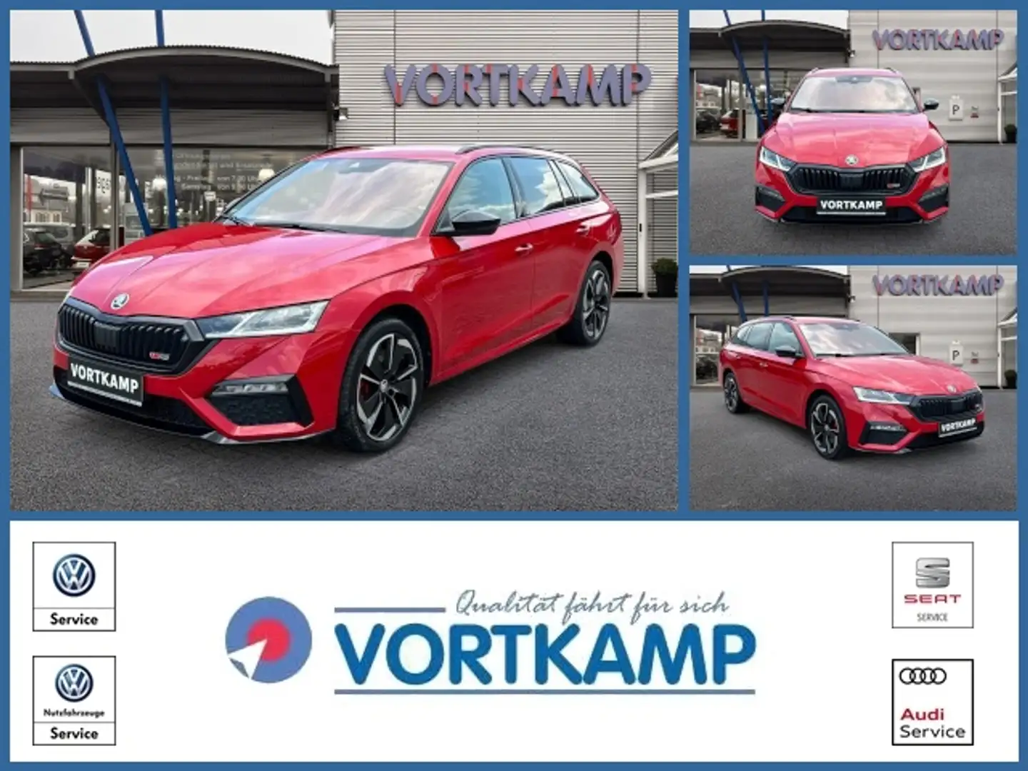 Skoda Octavia Combi RS First Edition iV Standheizung Rouge - 1