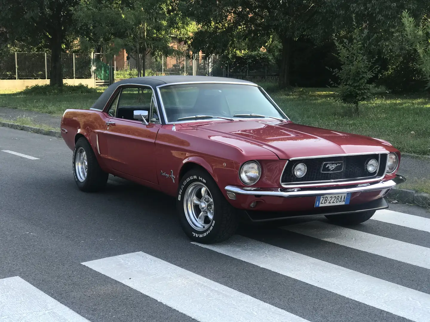 Ford Mustang COUPE' , TETTO IN VINILE V8 AUTOMATICA Rosso - 1