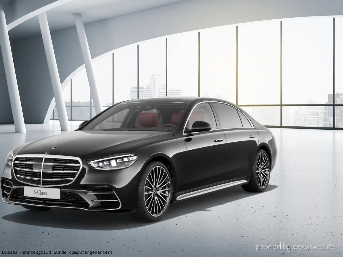 Mercedes-Benz S 580 S 580 4MATIC Limousine lang  AMG Line Navi/Styling Noir - 2