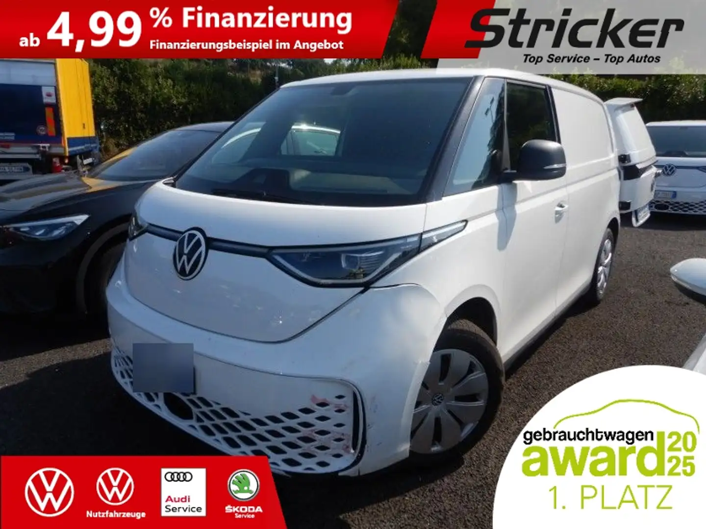 Volkswagen ID.Buzz Cargo 150/77 500,-ohne Anzahlung IQ.Light Blanc - 2