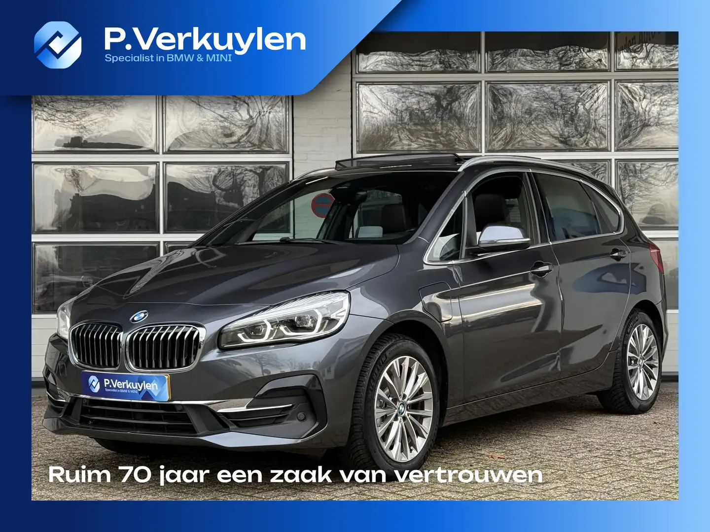 BMW 225 2-serie Active Tourer 225xe iPerformance High Exec Gris - 1