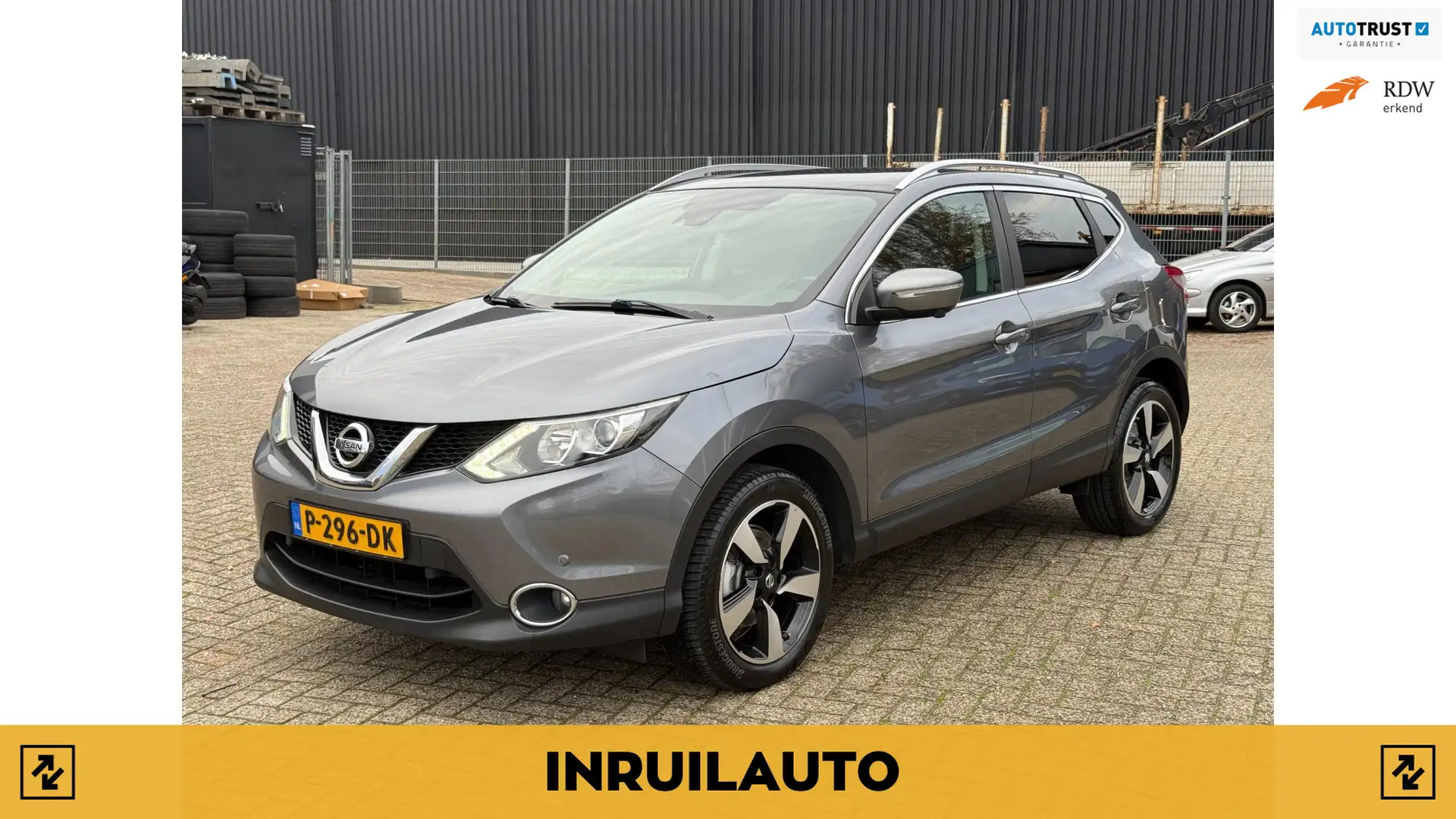 Nissan Qashqai 1.2 Connect Edition|Pano|Cam|Airco|1eig|Garan Grijs - 1