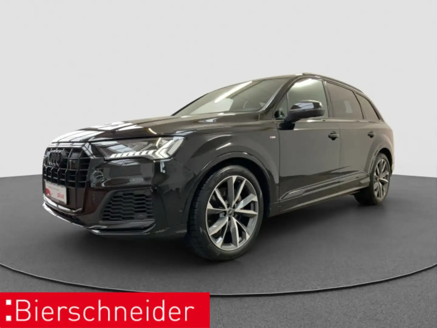 Audi Q7 55 TFSI qu S-Line Black AHK MATRIX PANO HuD Schwarz - 1