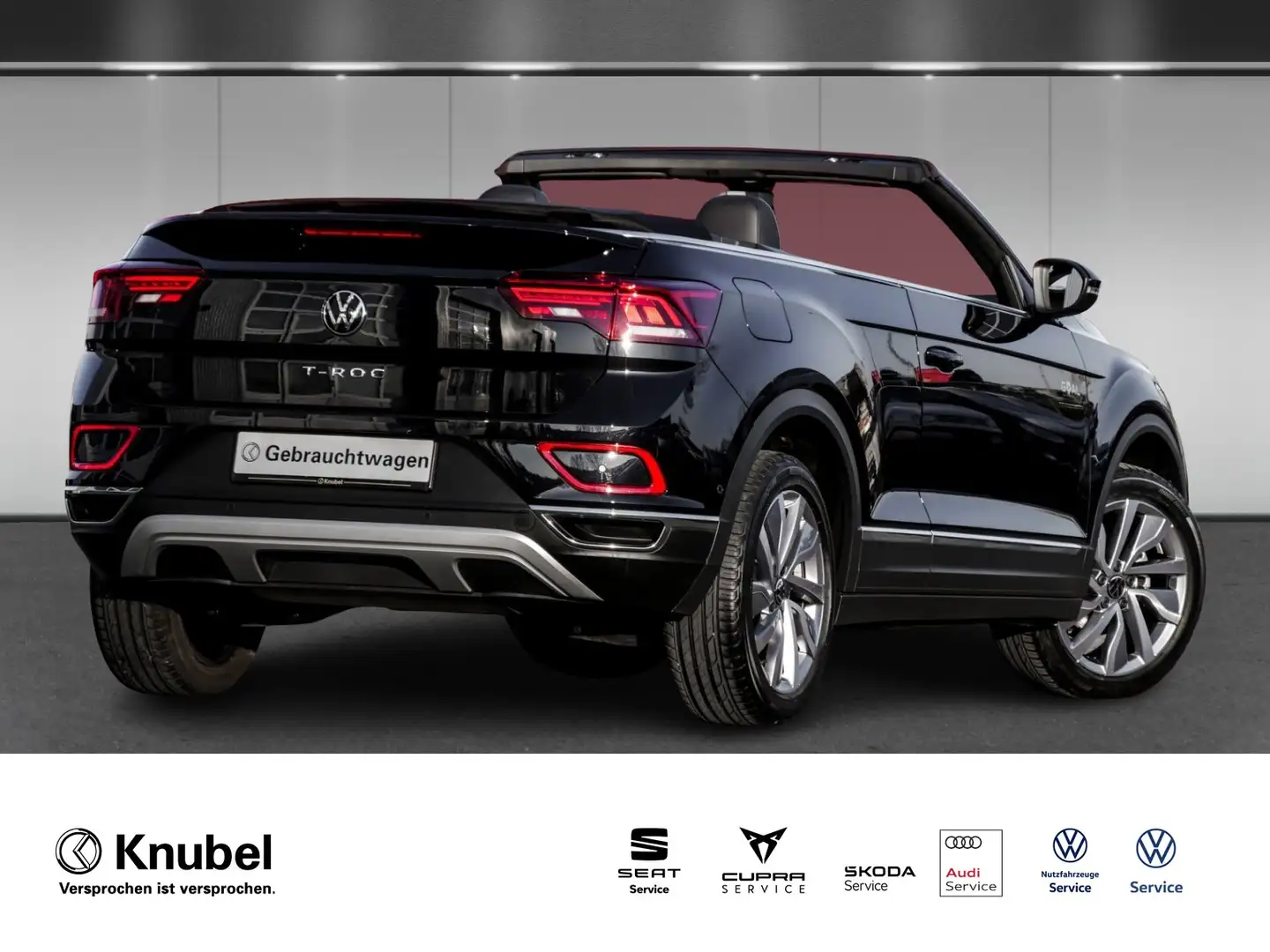Volkswagen T-Roc Cabriolet GOAL 1.5 TSI LED+ Navi AHK 18" Travel... Schwarz - 2